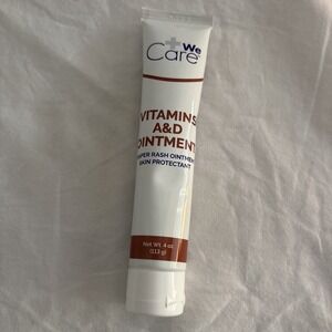 We Care Vitamins A&D Ointment Diaper Rash Skin Protectant 4 oz 1155